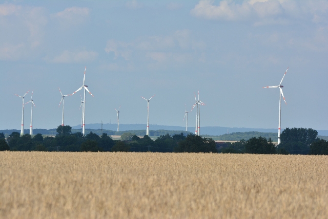 Außer Getreide wird hier auch Wind &quot;geerntet&quot;.