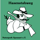 Hasenstabweg- Markierungszeichen