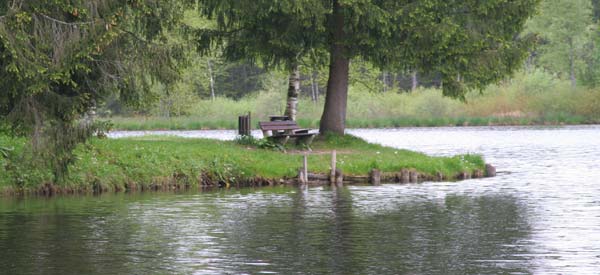Beliebter Anglerplatz