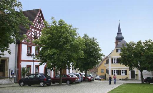 Fachwerk prägt die historische Altstadt von Hollfeld