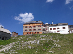 Das Watzmannhaus - Ziel für den ersten Tag der Watzmanntour 