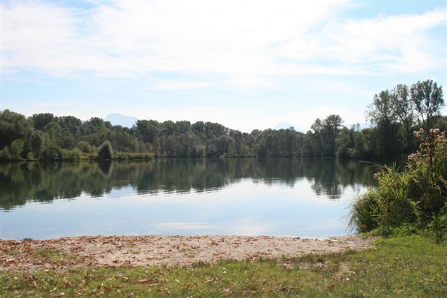 Badebereich am Happingerausee.