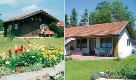 Almhütte und Ferienhäuschen