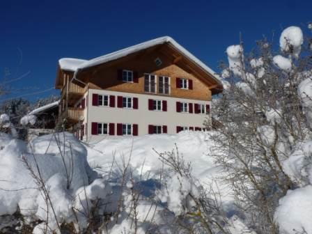 Unser Haus im Winter