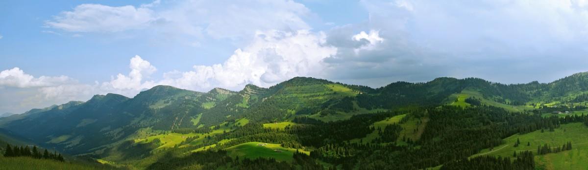 Panoramabild Nagelfluhkette