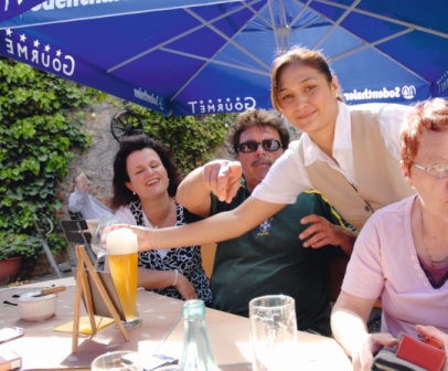 Obernburg Römerhof Biergarten 