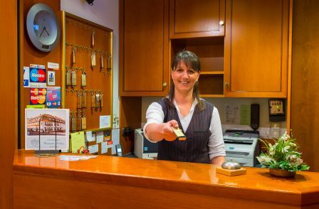 Hotel Brauerei Keller - Rezeption