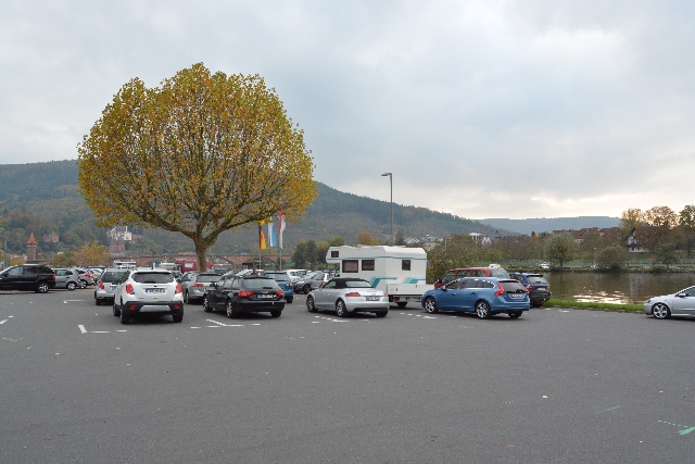 Wohnmobilstellplatz Jahnstraße in Miltenberg, zweiter Platz an der Ecke Jahnstraße/Luitpoldstraße.