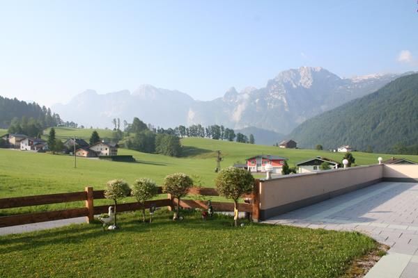 Landschaft vor dem Haus