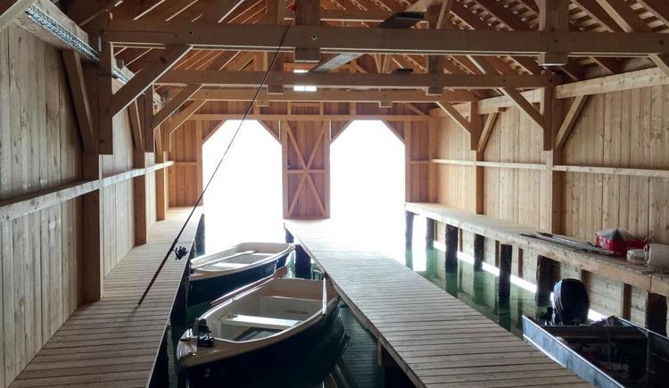 Bootshaus der Schloss Fuschl Fischerei