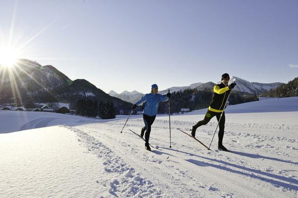 Langlauf Loipe Fuschl am See
