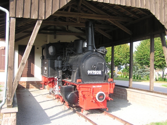 Die alte Dampflokomotive 997202