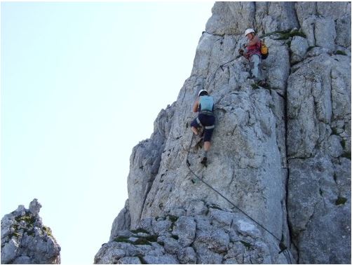 Steile Platte nach dem Donnermandl (C)