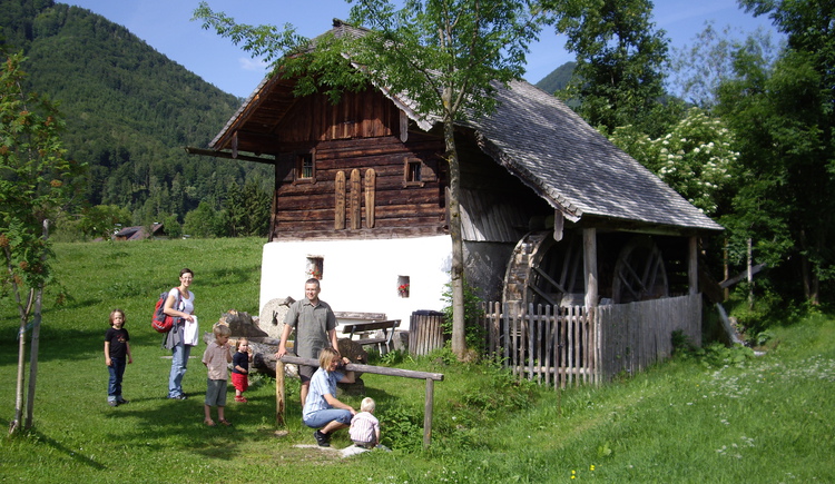 Die Waschlmühle ist die ersten von sieben Mühle auf unserem Weg