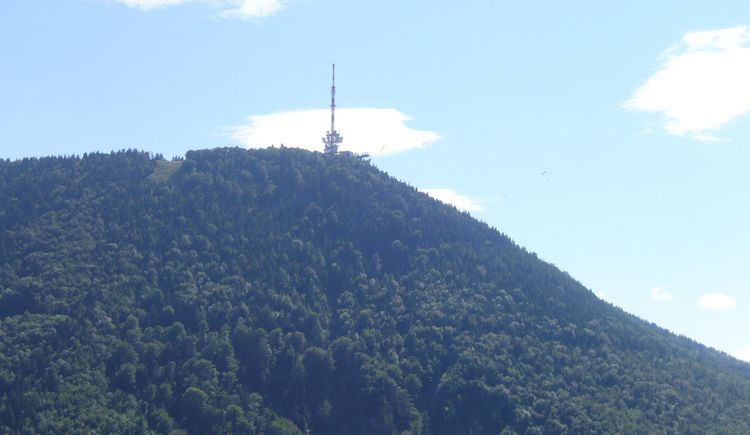 Gaisberg mit seinem markanten Sender am Gipfel