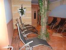 Sauna mit Ruhebereich im Haus