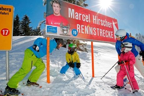 Marcel Hirscher Rennstrecke in Dachstein-West