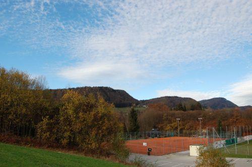 Tennisplätze Adnet Ansicht