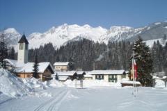 Loipe ist gleich in der Nähe