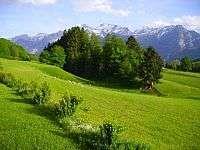 Landschaft rund um das Apartment