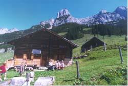 Sommer Almhütte