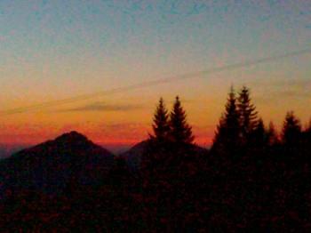 idylischer Sonnenuntergang