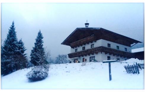 Haus im Winter