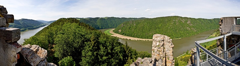 Atemberaubender Ausblick vom Turm der Ruine Haichenbach