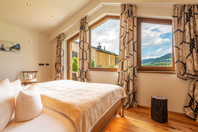 Schlafzimmer mit Aussicht