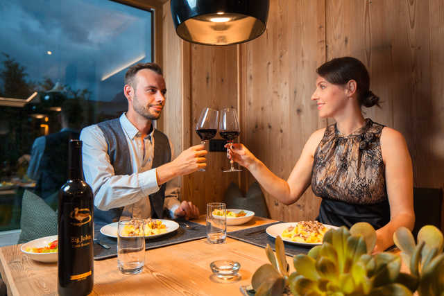 Abendessen im Chalet