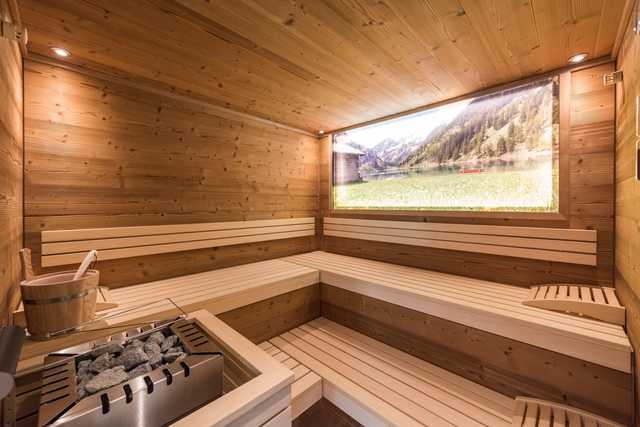 Finnsauna im Almdorf Tirol