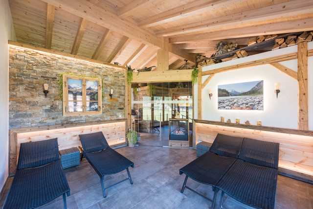 Ruheraum im Wellness Chalet