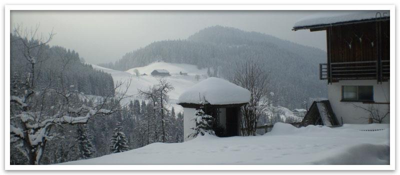Unsere Ferienwohnung ist sowohl im Sommer als auch