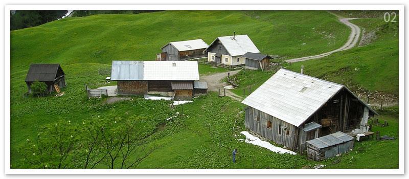 Die Almhütte ist 400 Jahre alt