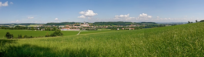 Ausblick von Weilling auf St. Florian