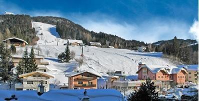 Skilift in Annaberg, Ortszentrum