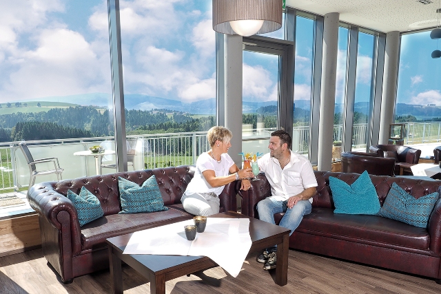 Panoramawintergarten mit Panoramablick