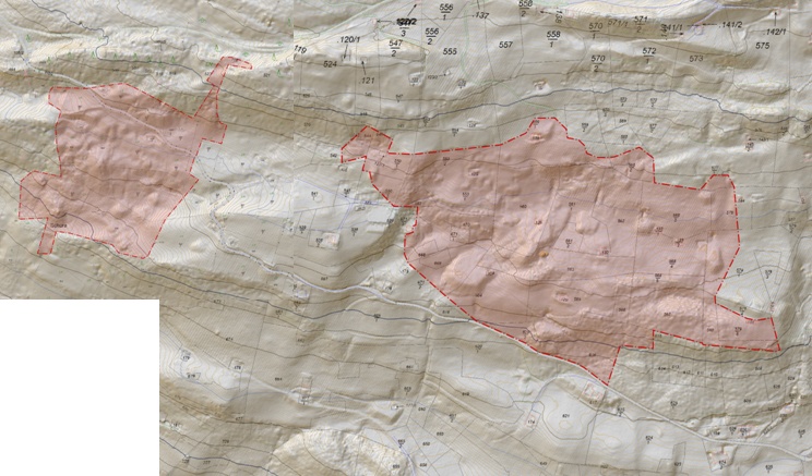 Denkmalschutzgebiet Bartholomäberg Karte thematisch