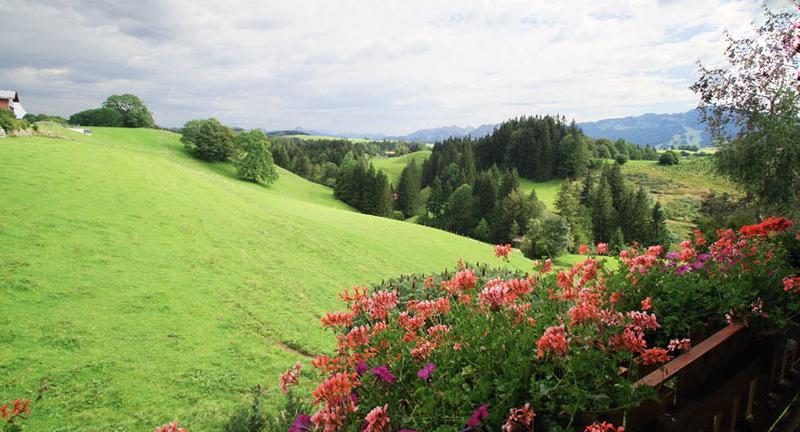 Herrlicher Blick in die Oberallgäuer Landschaft