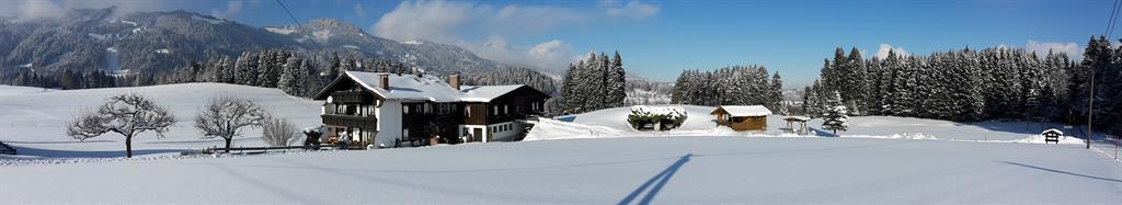 Unser Haus in absoluter freier Lage - Winter