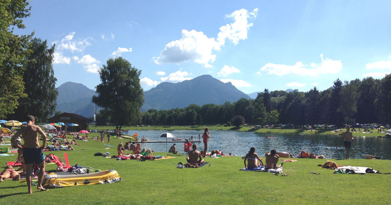Neubeurer See im Sommer