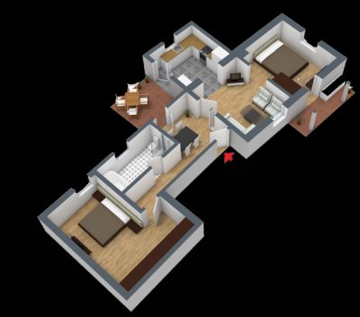 Grundriss FeWo Aurelia