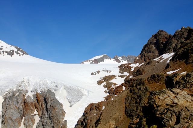 Gletscherzunge des Kesselwandferners