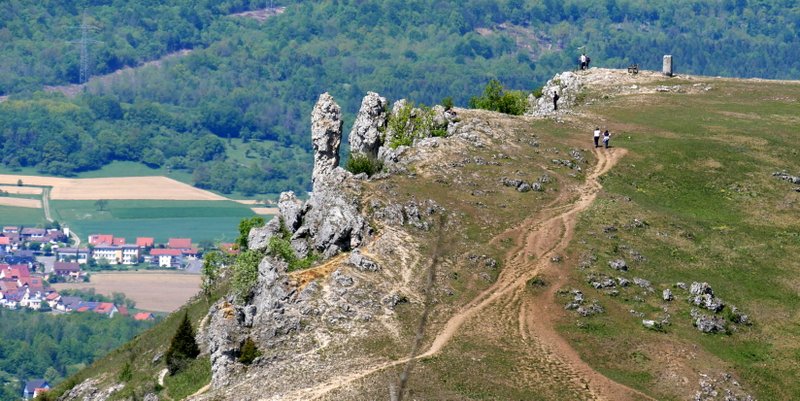 Blick zur Steinernen Frau