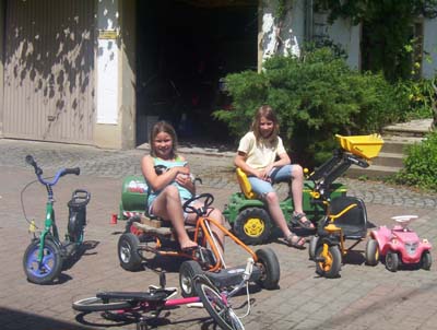 Unser Kinder-Fuhrpark