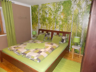 Ferienwohnung Grün - Schlafzimmer