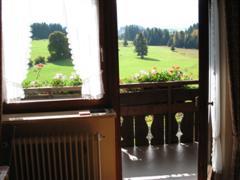 Blick vom Balkon