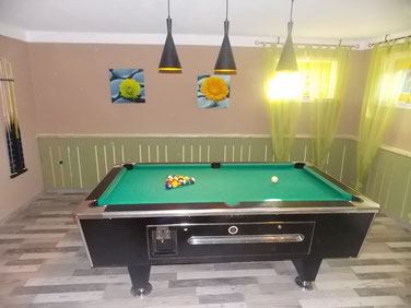Ferienwohnung Grün - Billiardtisch - Souterrain