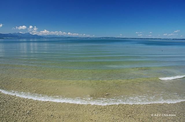 Blick auf den Chiemsee.