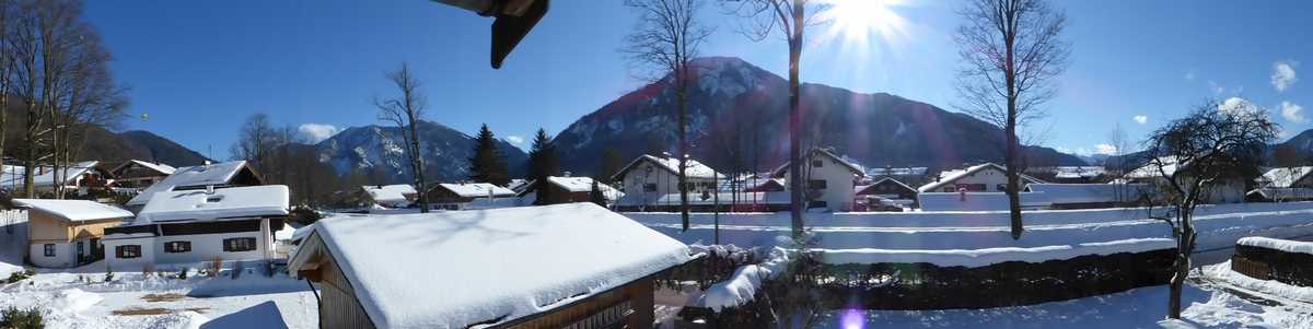 Blick von der Dachterrasse im OG